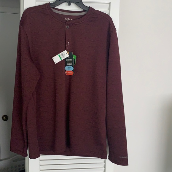 G.H. Bass & Co. Other - HP🥳🥳GH Bass long sleeve shirt.  Moroccan brown color.  NWT Size L🥳🥳